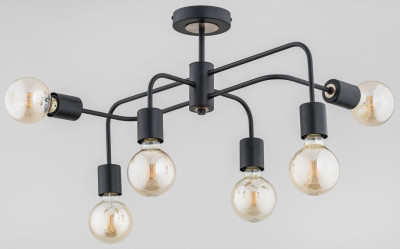 Потолочная люстра Alfa Linio Black 25496 10₽