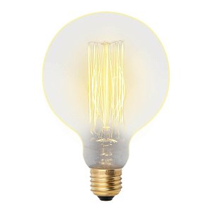 Лампа накаливания (UL-00000480) Uniel E27 60W золотистый IL-V-G125-60/GOLDEN/E27 VW01