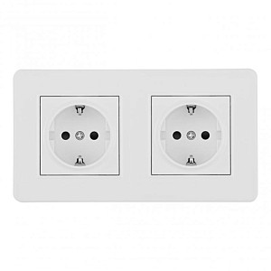 Розетка Arte Milano SET16-2-40-1x2 white