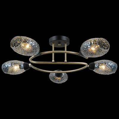 Люстра на штанге Illumico IL0300-5CSQ-79 BK AB УЦ 2892₽