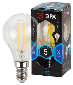 Лампа светодиодная Эра E14 5W 4000K F-LED P45-5W-840-E14 Б0019007
