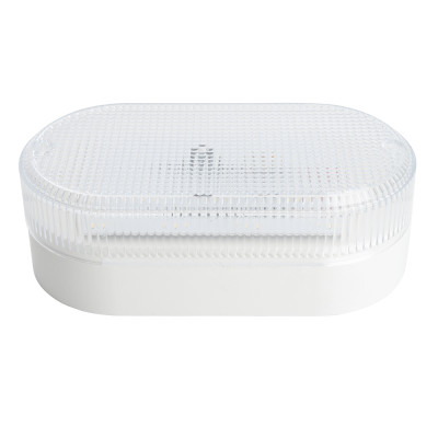 Настенно-потолочный светильник Feron 51511 Светодиодный светильник серии TR ЖКХ Овал 12Вт 4000К призма IP53 2518₽