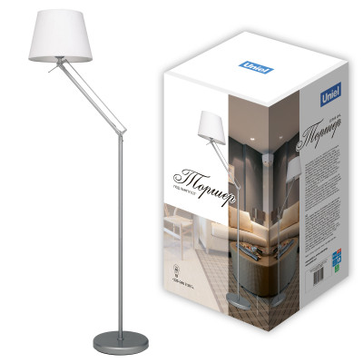 Торшер Uniel UML-T500 E27 SILVERWHITE UL-00010181 5670₽