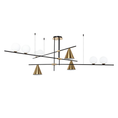 Люстра на штанге Arte Lamp Jacob A7029PL-9BK 27990₽