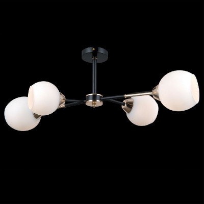 Люстра на штанге Illumico IL0715-4CSQ-24 BK GD LIBRA 4670₽