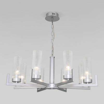 Подвесная люстра Eurosvet Arganie 601338 серебро 13100₽