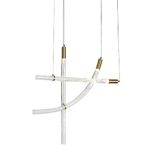 Подвесной светильник Delight Collection OB2412-3 gold/clear