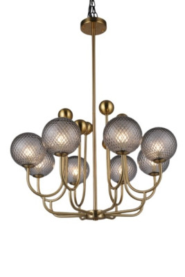 Люстра на штанге Elvan LU-76608-G9-GlCl 31500₽