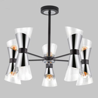 Люстра на штанге IMEX MD51913-10-S-BKCH 6230₽