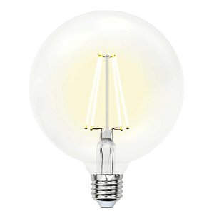 Лампа светодиодная филаментная (UL-00004861) Uniel E27 15W 4000K прозрачная LED-G125-15W/4000K/E27/CL PLS02WH