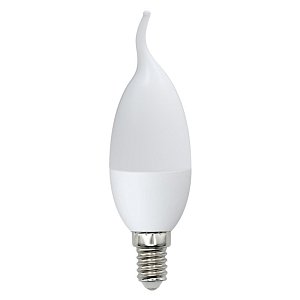 Лампа светодиодная (UL-00003809) Volpe E14 9W 3000K матовая LED-CW37-9W/WW/E14/FR/NR