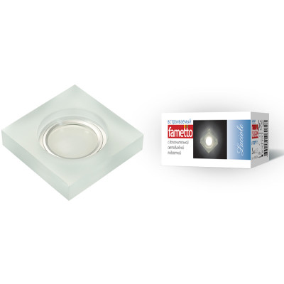 Встраиваемый светильник Fametto Luciole DLS-L111 GU53 CHROMEMATT CLEAR 80₽