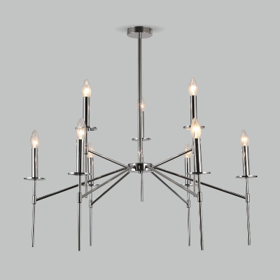 Люстра на штанге Eurosvet Anders 601429 хром a061934 11000₽