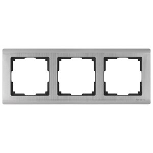 Рамка Werkel Metallic на 3 поста глянцевый никель WL02-Frame-03 4690389045929