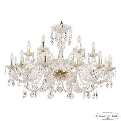 Подвесная люстра Bohemia Ivele Crystal 105/12+6/360 G