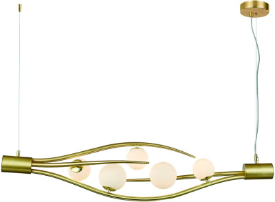 Подвесная люстра Indigo Flusso 110255P Gold V000230 3000₽