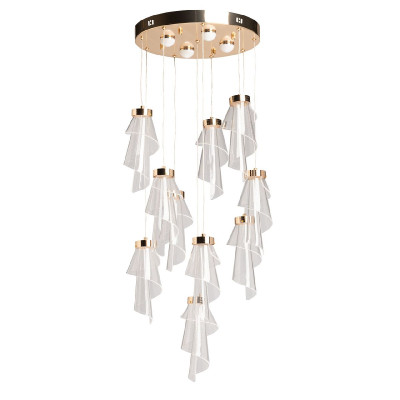 Каскадная люстра De Markt Конти 488013110 47650₽