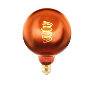 Светодиодная лампа Eglo E27 4W 2000K шар медный 11884
