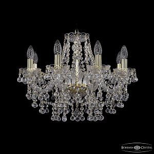Подвесная люстра Bohemia Ivele Crystal 1409/8/195 G