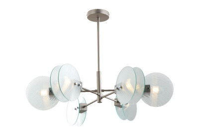 Люстра на штанге iLamp Panorama 15598-6 SNCL 14245₽