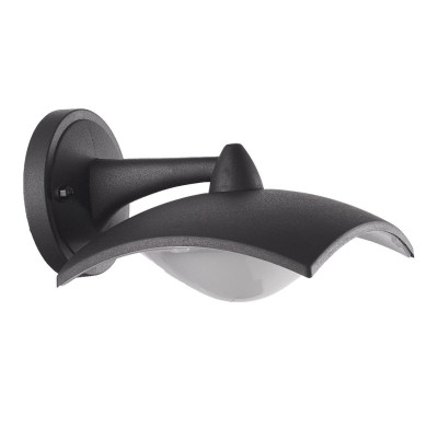 Уличный настенный светодиодный светильник UL-00005403 Uniel ULU-S10A-8W4000K IP54 BLACK 1019₽