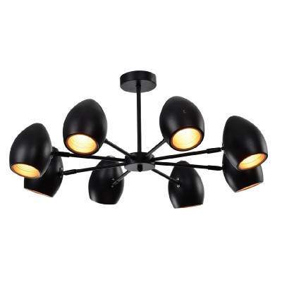 Люстра на штанге IMEX Ufo MD19972-8-S-BK 6990₽