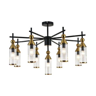 Люстра на штанге Indigo Torazzo 130379R Black V000529 24120₽