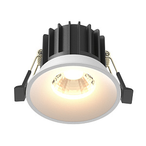 Встраиваемый светильник Maytoni Round DL058-12W3K-W