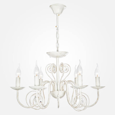 Подвесная люстра Eurosvet 600186 белый с золотом 9510₽