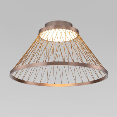 Потолочная люстра Eurosvet Cesta 400191 LED коричневый a069291 14800₽