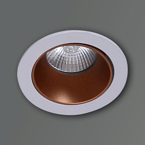 Точечный светильник Reluce 16085-9.0-001PT MR16 WT+ROSE GD