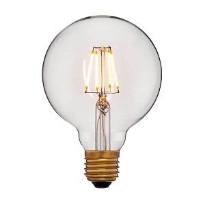 Лампа светодиодная филаментная диммируемая Sun Lumen E27 4W 1800K прозрачная 056-793
