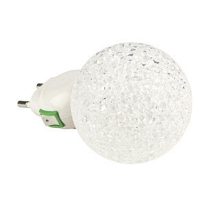 Настенный светодиодный светильник (10323) Uniel DTL-309-Шар/White/1LED/0,1W