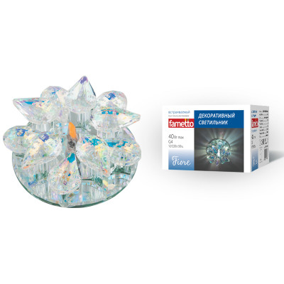 Встраиваемый светильник Fametto Fiore DLS-F129 G4 GLASSYRAINBOW 37₽