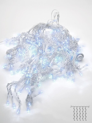 Светодиодная гирлянда Feron Бахрома 230V 5000K холодный белый с мерцанием CL22 32347 787₽