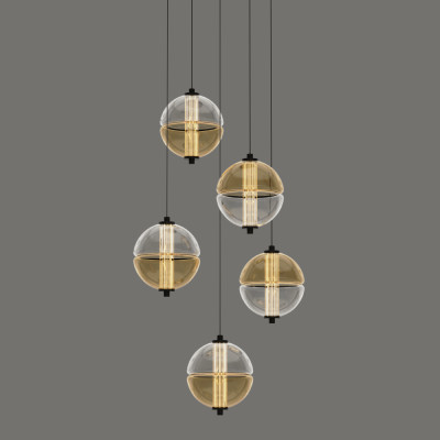 Каскадная люстра Delight Collection MD24022079-5A blackamber 65220₽