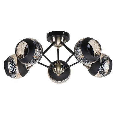 Потолочная люстра IMEX MD51851-5-S-BKAB 6190₽