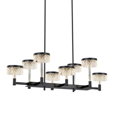 Подвесная люстра Delight Collection MD21020075 MD21020075-8B matt black 123340₽