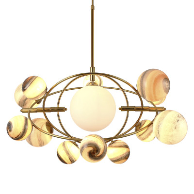Подвесная люстра Delight Collection Planet KG1122P-13B brass 97820₽