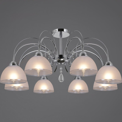 Люстра на штанге ILLUMICO ILLUMICO IL0495-8CSQ-25CH ELITE