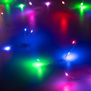 Светодиодная Гирлянда Ardecoled ARD-DEW-HOME-10000-CLEAR-100LED-LIVE RGB (5V, USB, ПДУ) (IP20) 062567