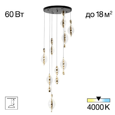 Каскадная люстра Citilux Vind CL214091 52490₽