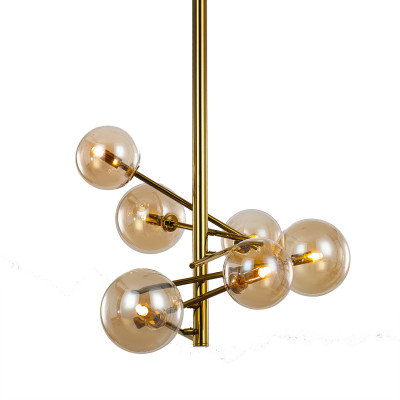 Люстра на штанге Delight Collection Globe Mobile MX19009070-6B gold 44120₽