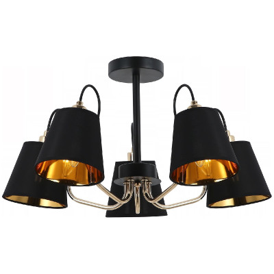 Люстра на штанге Illumico IL6120-5COU-79 BK GD 7970₽