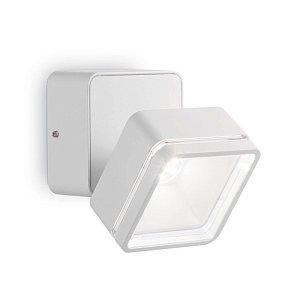 Уличный настенный светодиодный светильник Ideal Lux Omega Square AP1 Bianco 172507