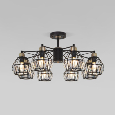 Потолочная люстра Eurosvet Lord 700758 черный 25500₽