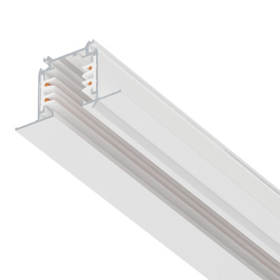 Шинопровод четырехконтактный трехфазный встраиваемый со стыковочными пазами круглые медные жилы 3м Lightstar Quattro 503035-R 8409₽