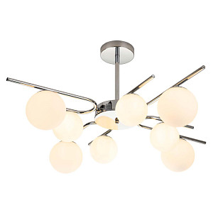Люстра на штанге Escada Sphere 642/8P Silver УЦ