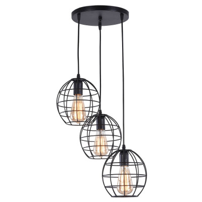 Подвесная люстра IMEX MD1703-3-P BK 3290₽