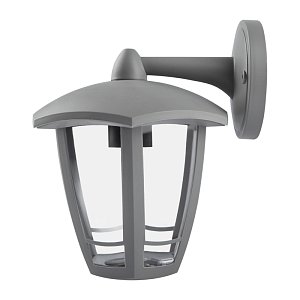 Уличный настенный светильник ЭРА НБУ 07-40-004 «Дели 3» серый Б0051208